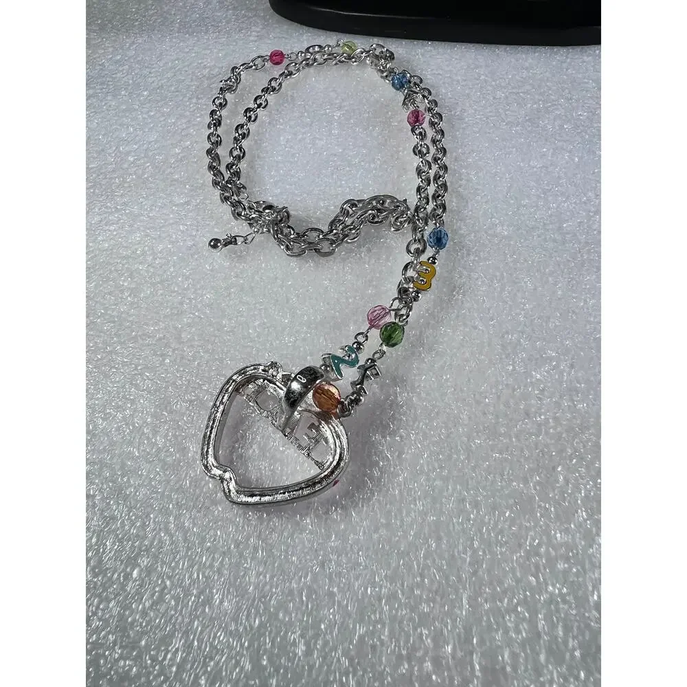 I Love to Teach ID or Glasses Holder Teacher Apple Beaded Accessory Chain NEW